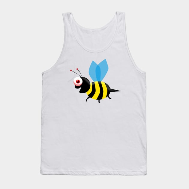 Bee Tank Top by Wickedcartoons